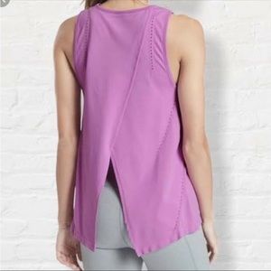 Athleta foothill seamless tank size XL purple